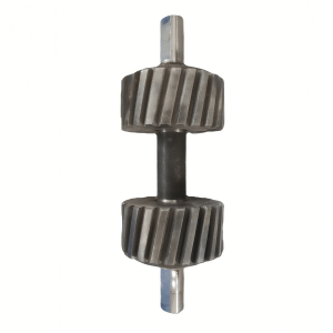 Two wheel pressure roller