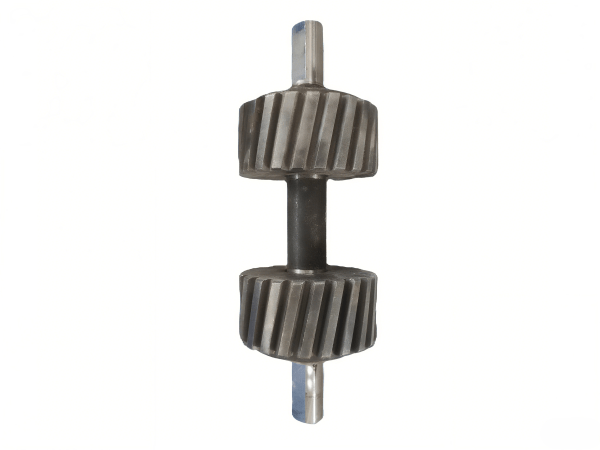 Two wheel pressure roller